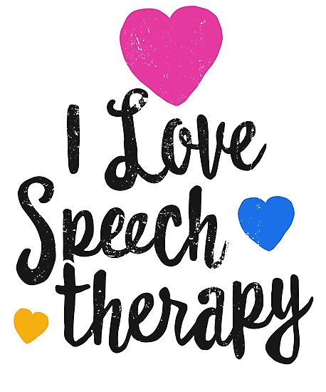 \'I Love Speech Therapy Shirt For SLP Language Pathologist\' Photographic  Print by 14th Floor Apparel.