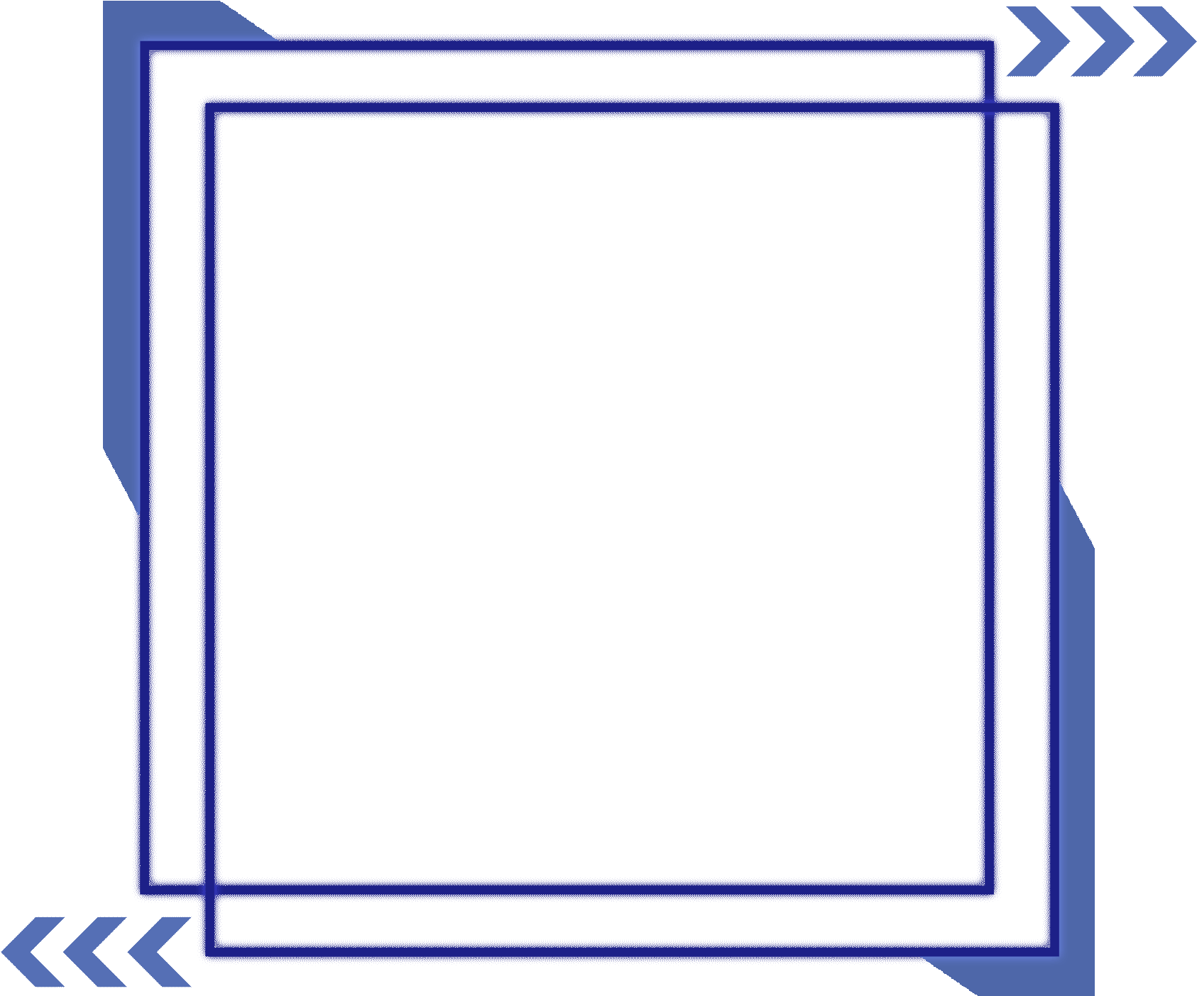 Light Blue Glowing Square Textured Border Png And.