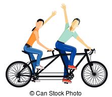 Tandem Illustrations and Stock Art. 825 Tandem illustration and.