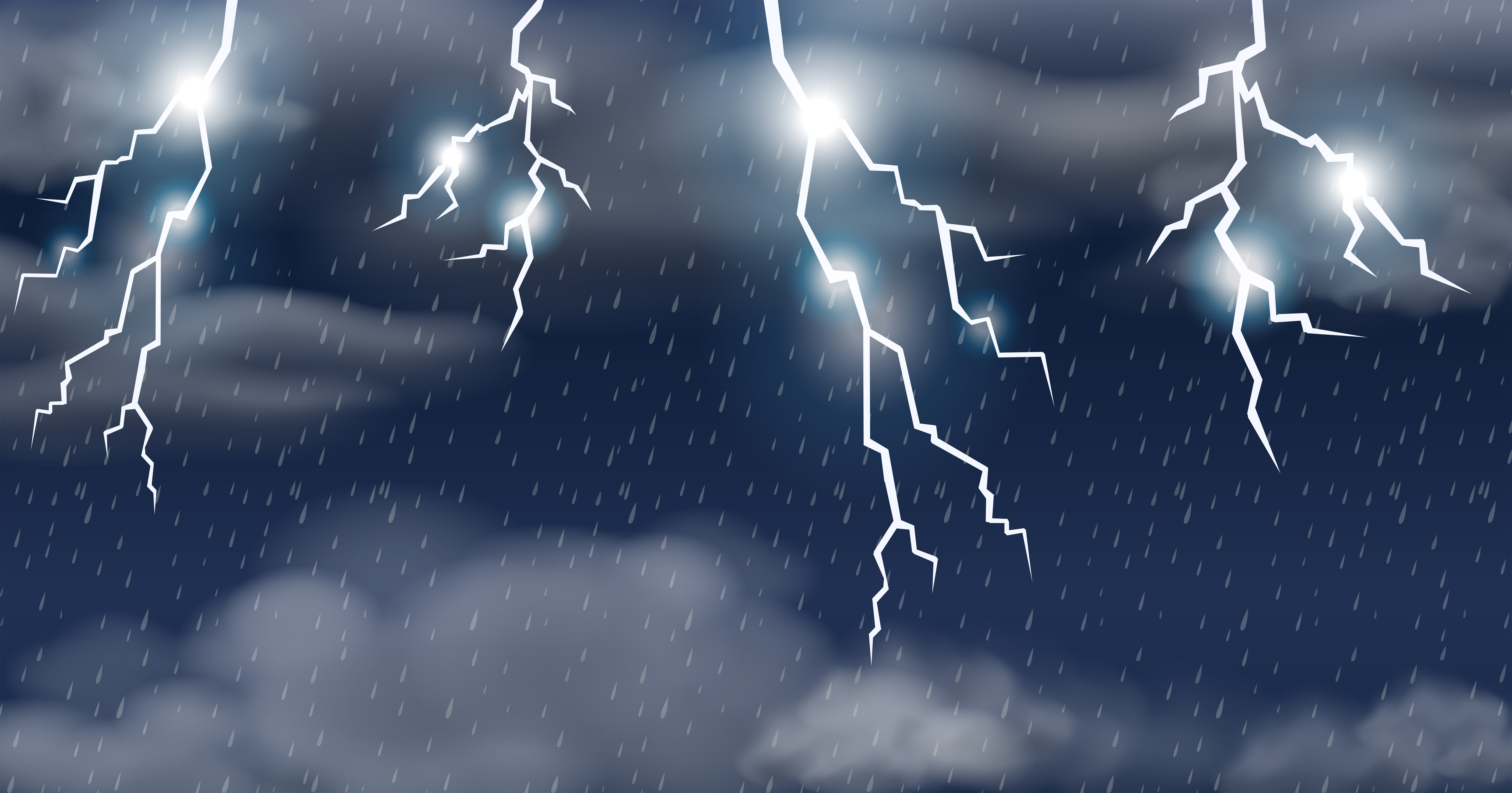 Thunder Free Vector Art.