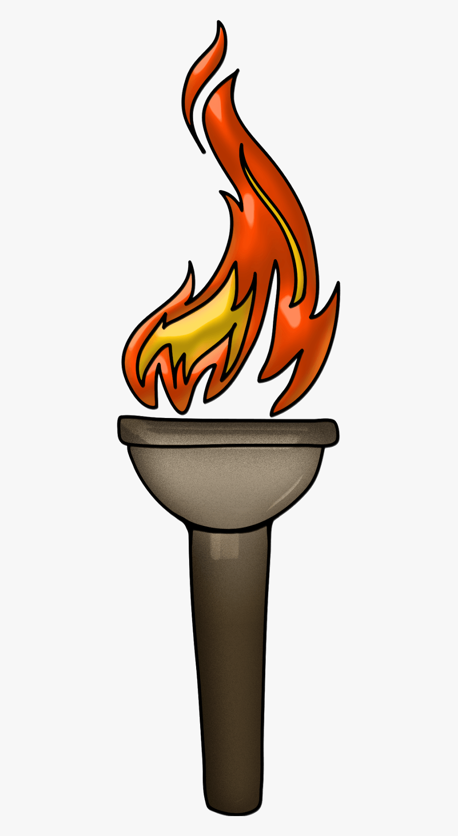 Tiki Torch Clipart.