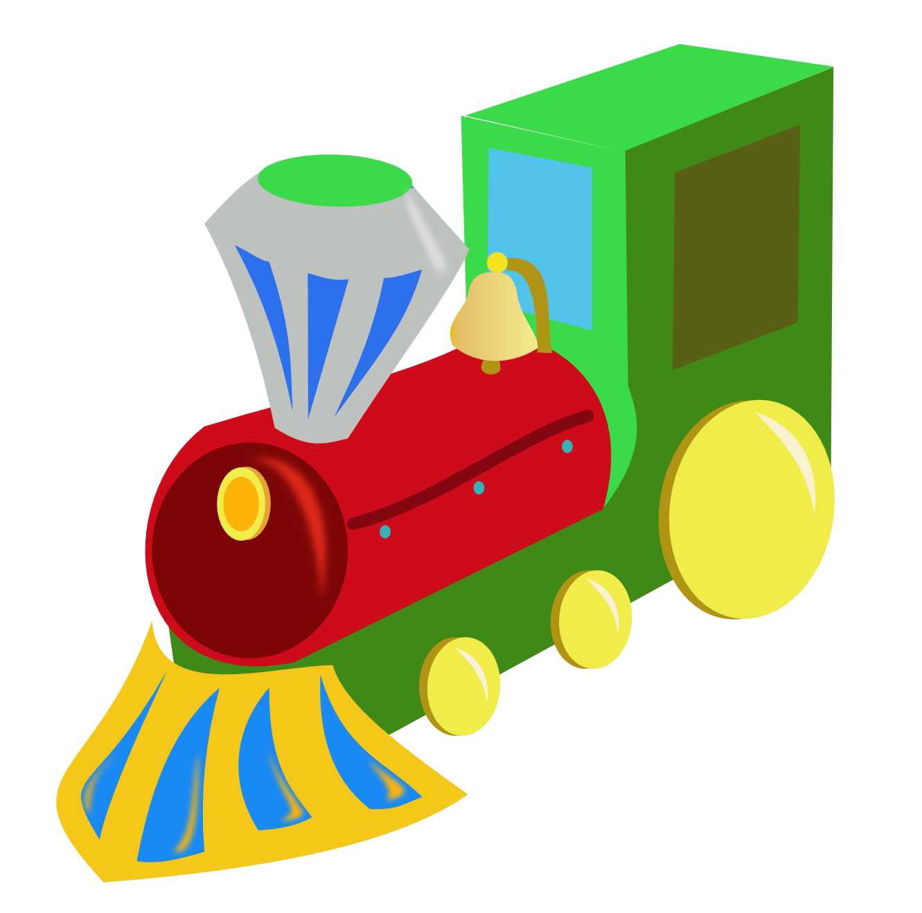 Clipart toy train.