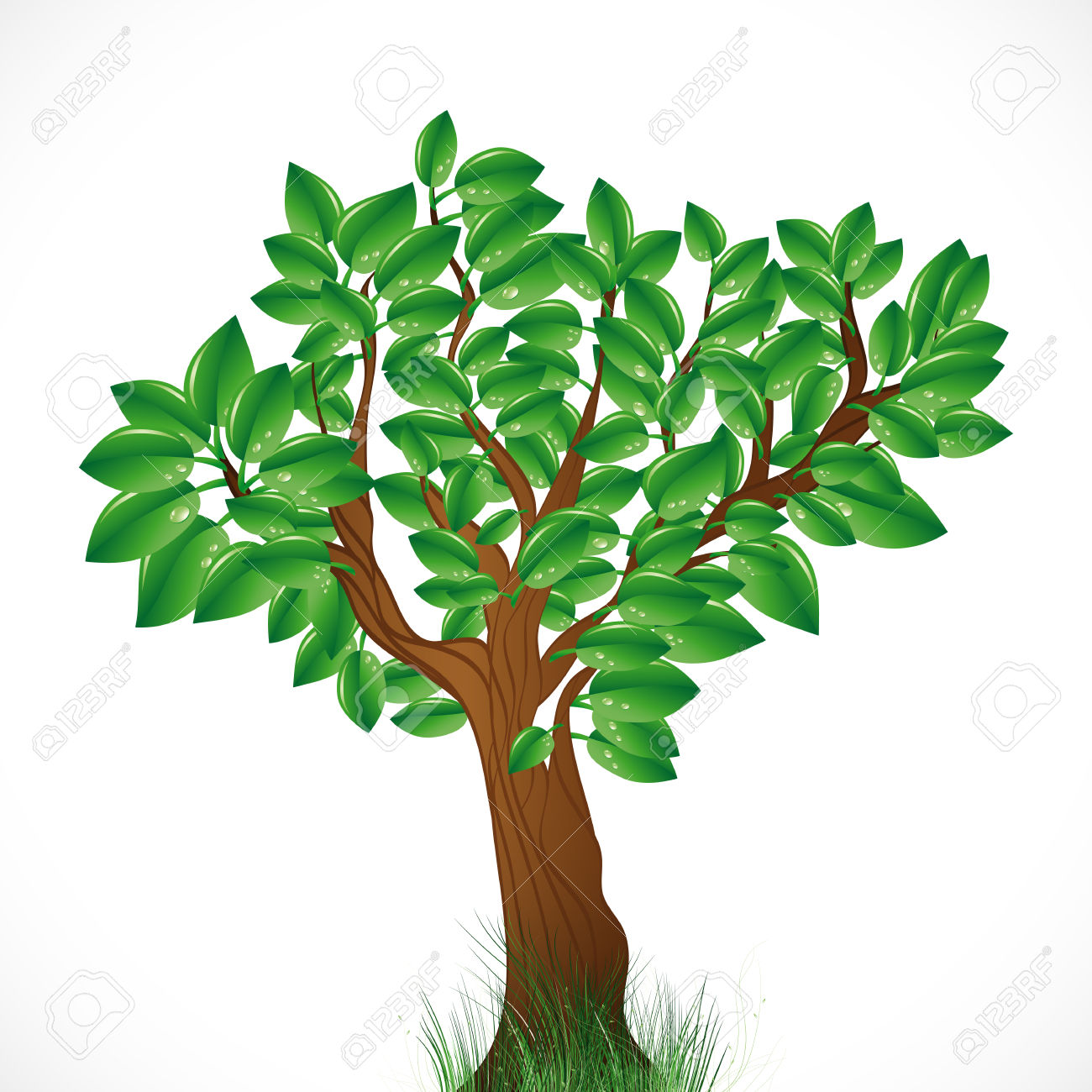 Tree Clip Art Black And White Free.