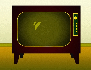 Old Television Clipart#2100399.