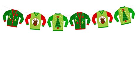 Amazon.com: Ugly Sweater Garland, Ugly Sweater Banner, Ugly.