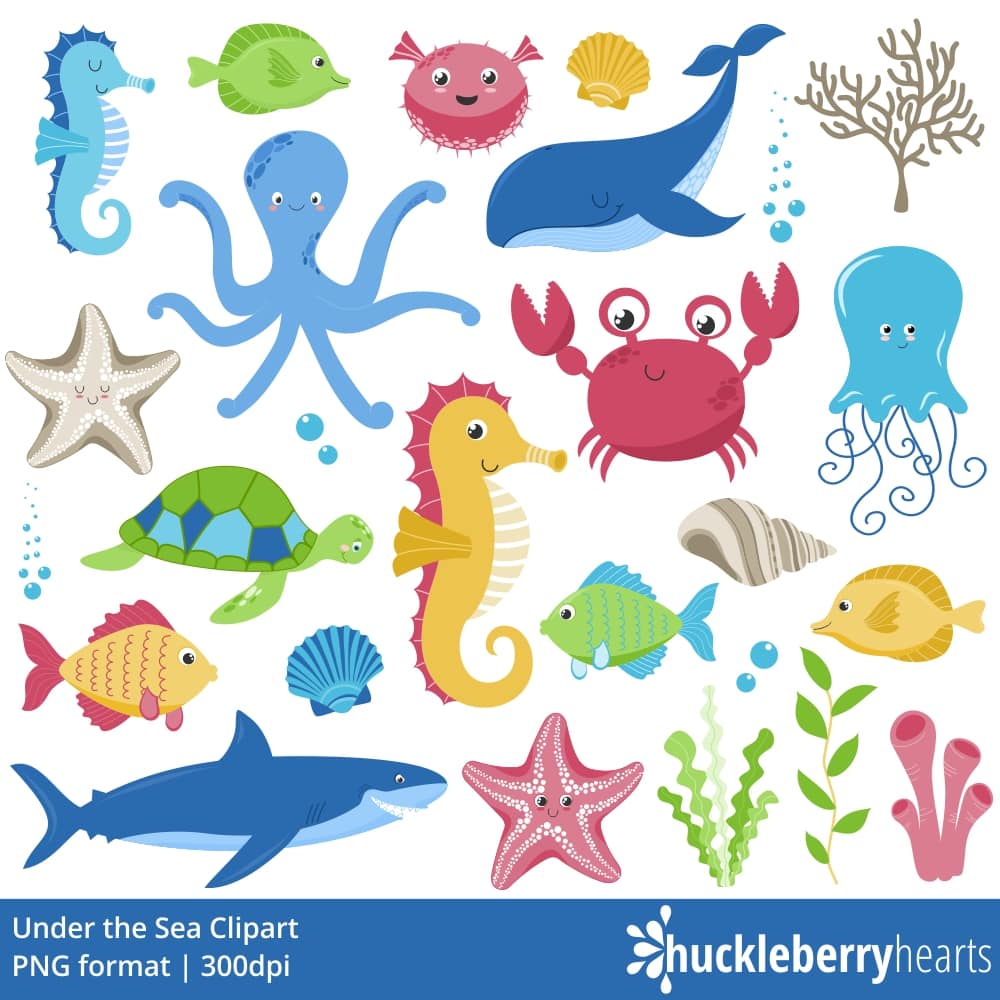 Under the Sea Clipart.