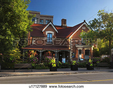 Stock Photograph of Nathaniel Wallace House historic building in.