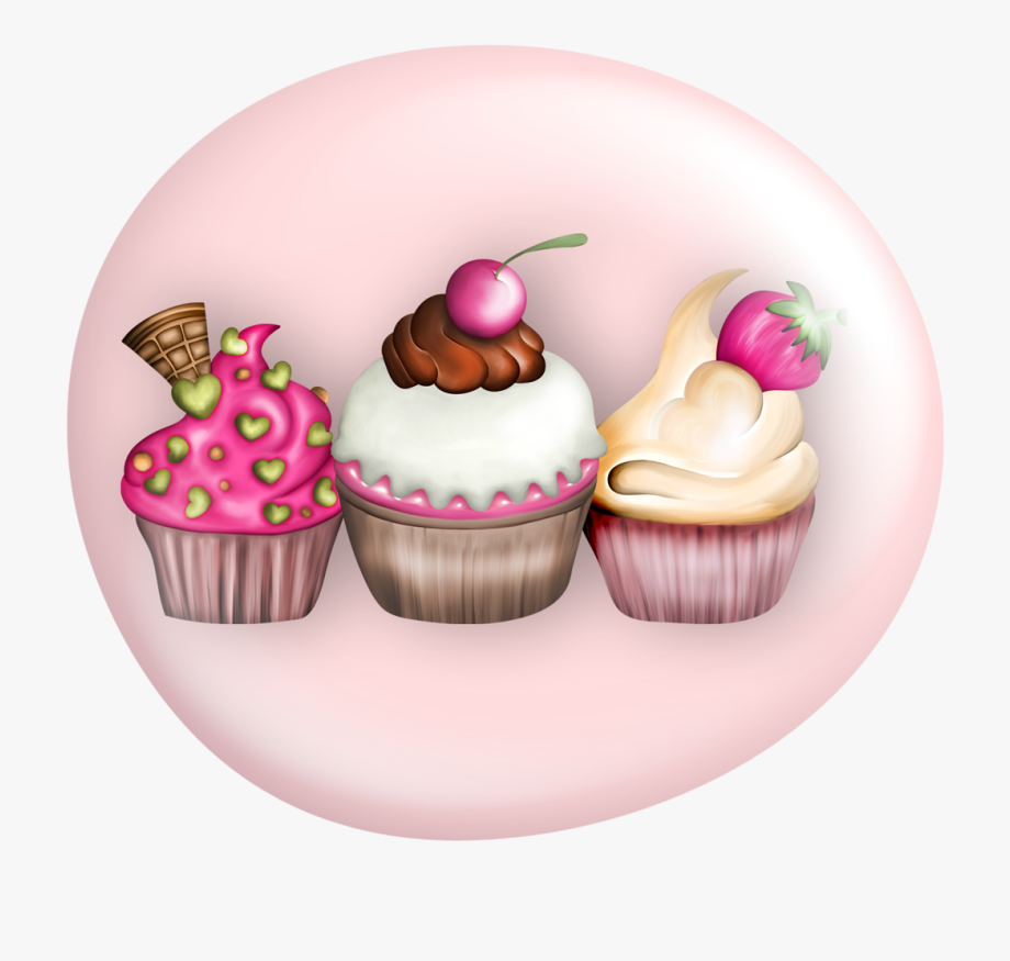 Cupcake Clipart Vintage.