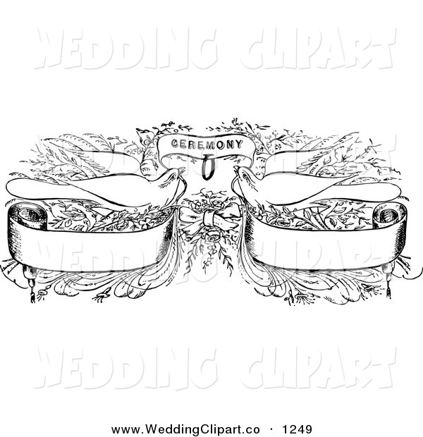 Vintage Wedding Clipart.