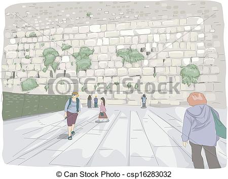 Vectors of Wailing Wall.