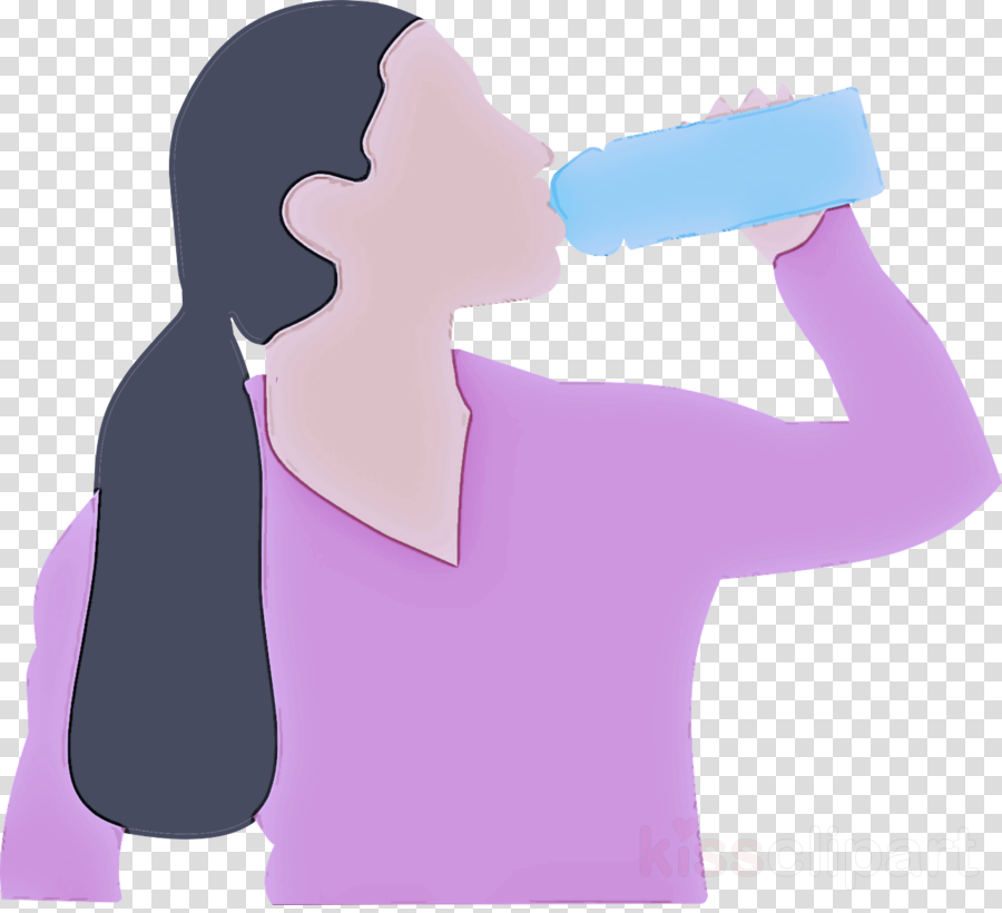 water drinking neck drinking water clipart.