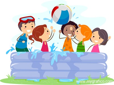 Summer Water Fun Clip Art.