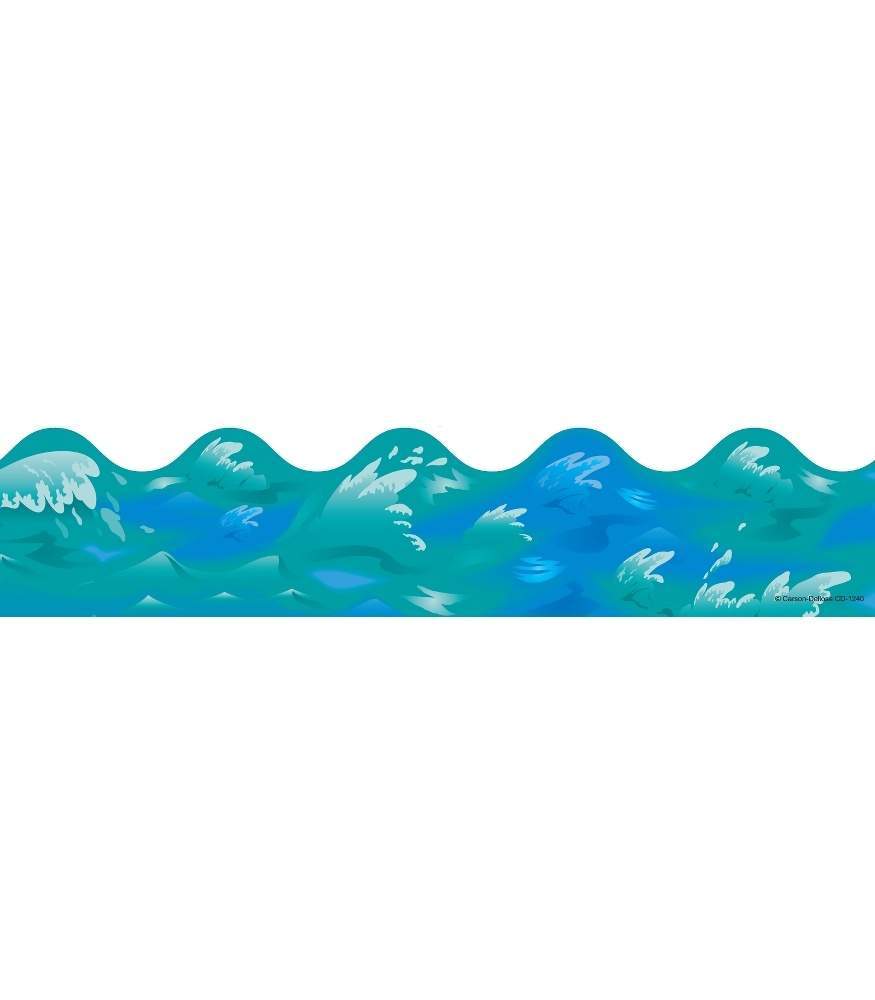 Ocean waves border clipart 4 » Clipart Portal.