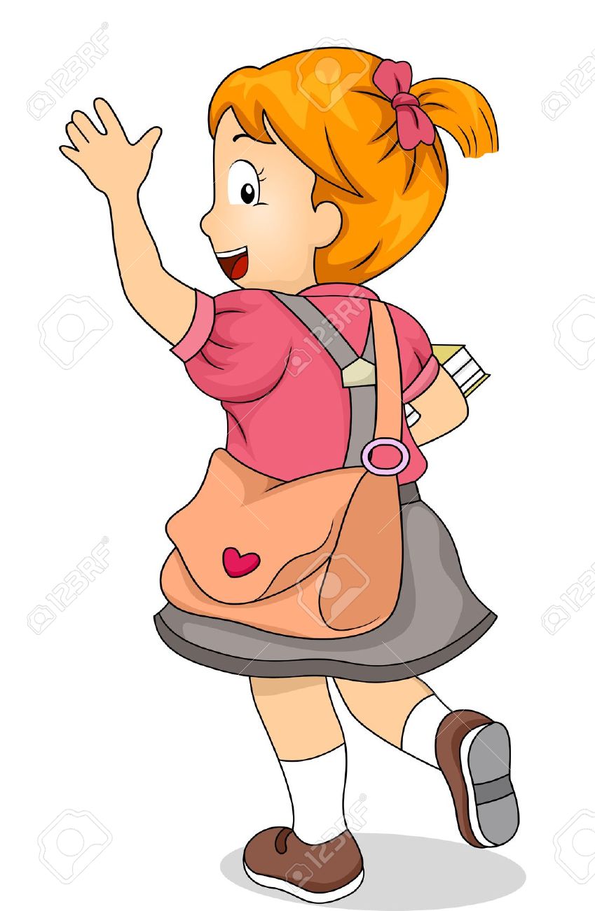 Children waving goodbye clipart 8 » Clipart Station.