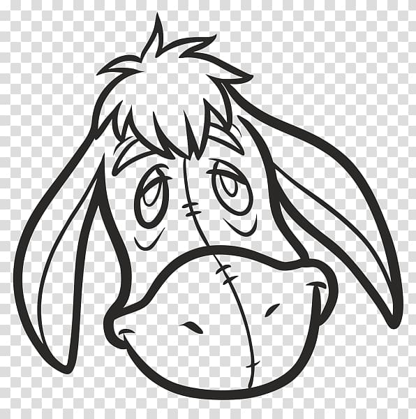 Eeyore Piglet Drawing Cartoon Sketch, winnie the pooh.