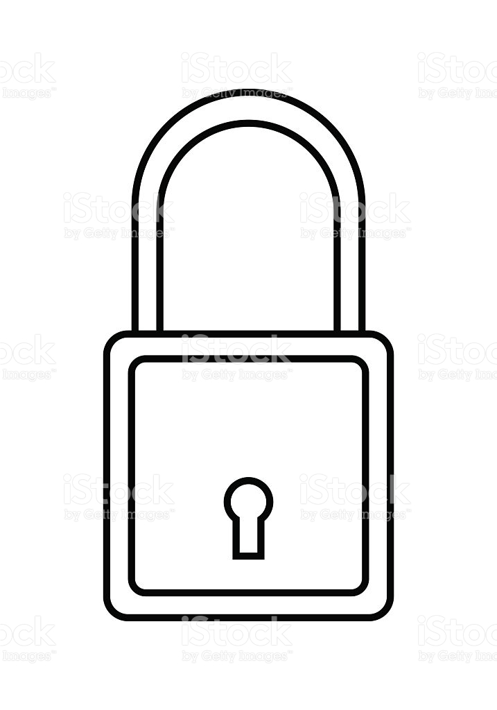 1432 Lock free clipart.