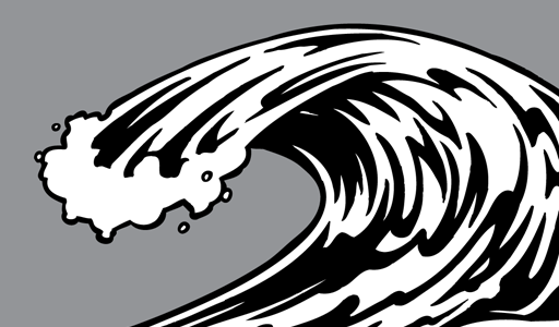 Waves black and white waves wave clipart 2 clipart.