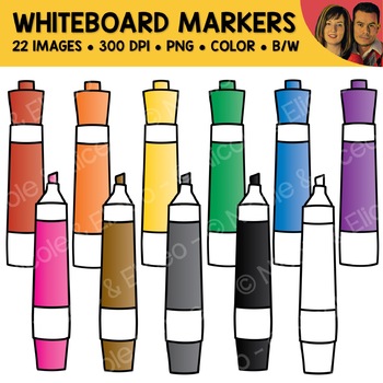 Whiteboard Markers Clipart.