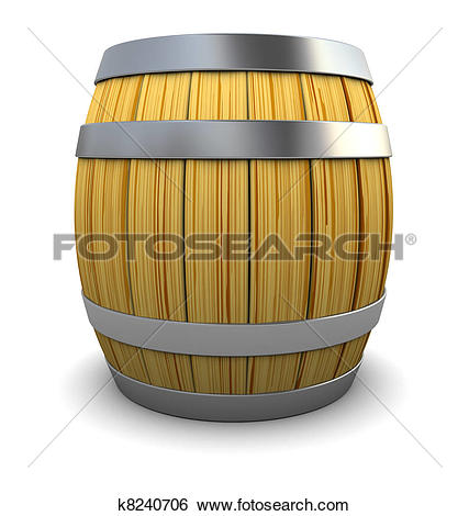 Stock Illustration of wine barrel k8240706.