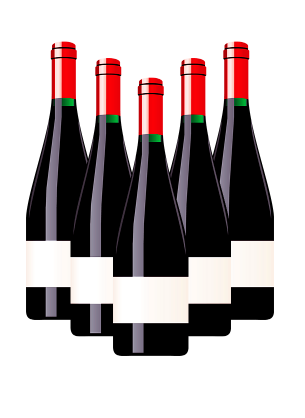 Wine Bottles Clipart transparent PNG.