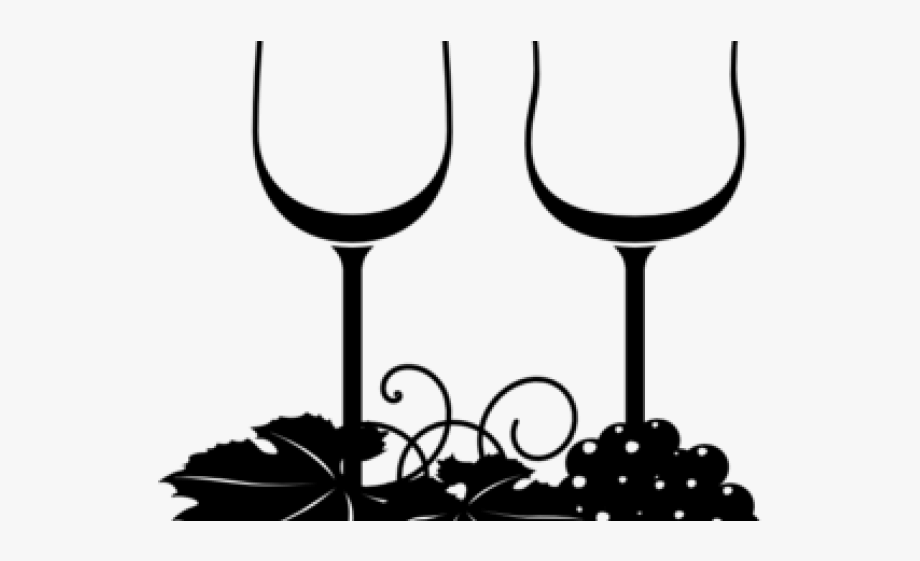 Wine Glasses Grapes Clipart , Transparent Cartoon, Free.