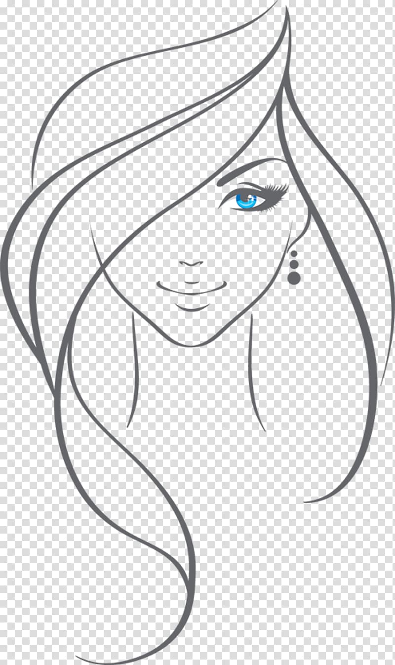 Woman Drawing , beauty girl transparent background PNG.