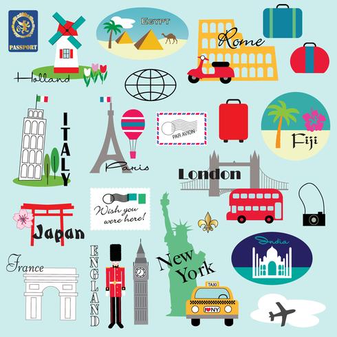 world travel clipart.