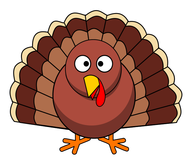 Worried Turkey Clipart.