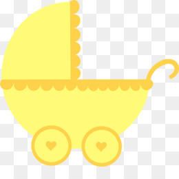 Yellow Baby Shower PNG.