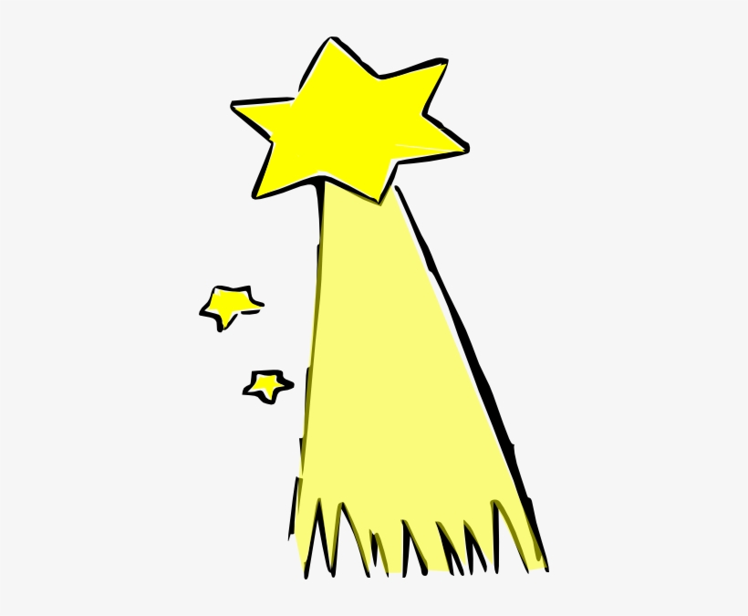 Shooting Star Clipart Big Yellow.