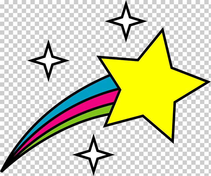 Star Animation , Star s, shooting yellow star art PNG.