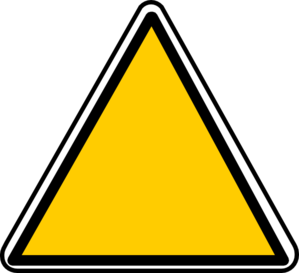 Yellow Triangle Sign Clip Art at Clker.com.