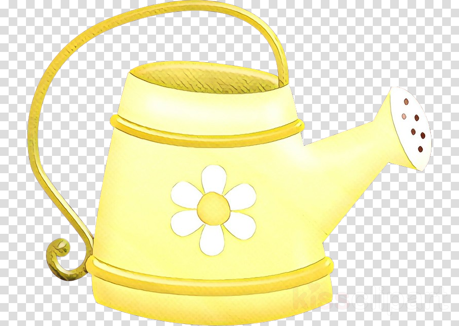 yellow watering can kettle clip art drinkware clipart.