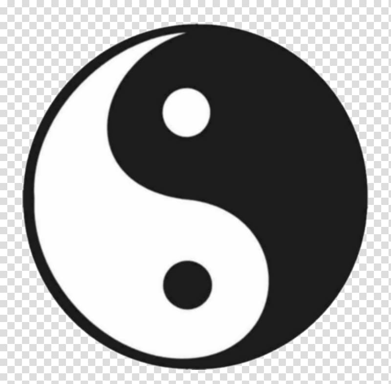 Yin and yang Symbol , yin yang transparent background PNG.