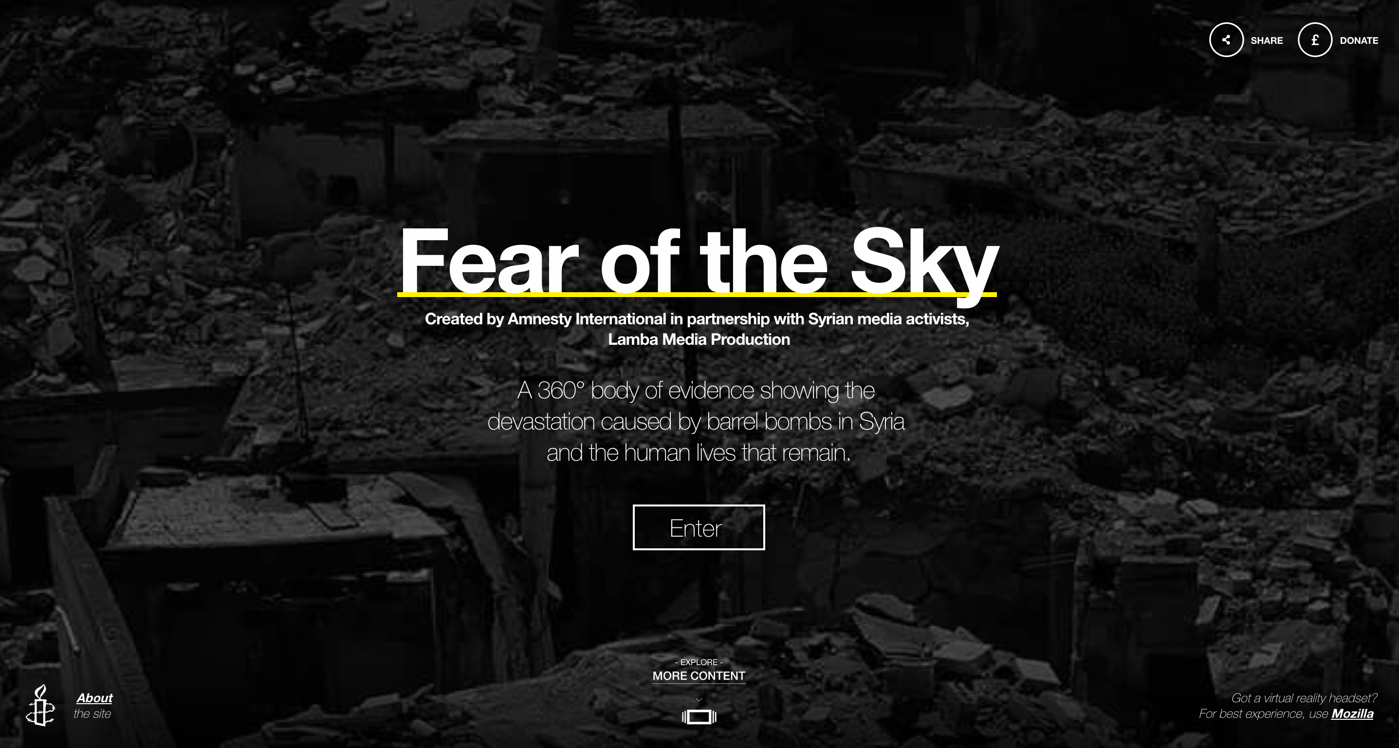 Fear of the Sky by Amnesty International UK