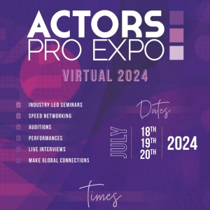 Actors Pro Expo (Virtual 2024) to Take Place This Month