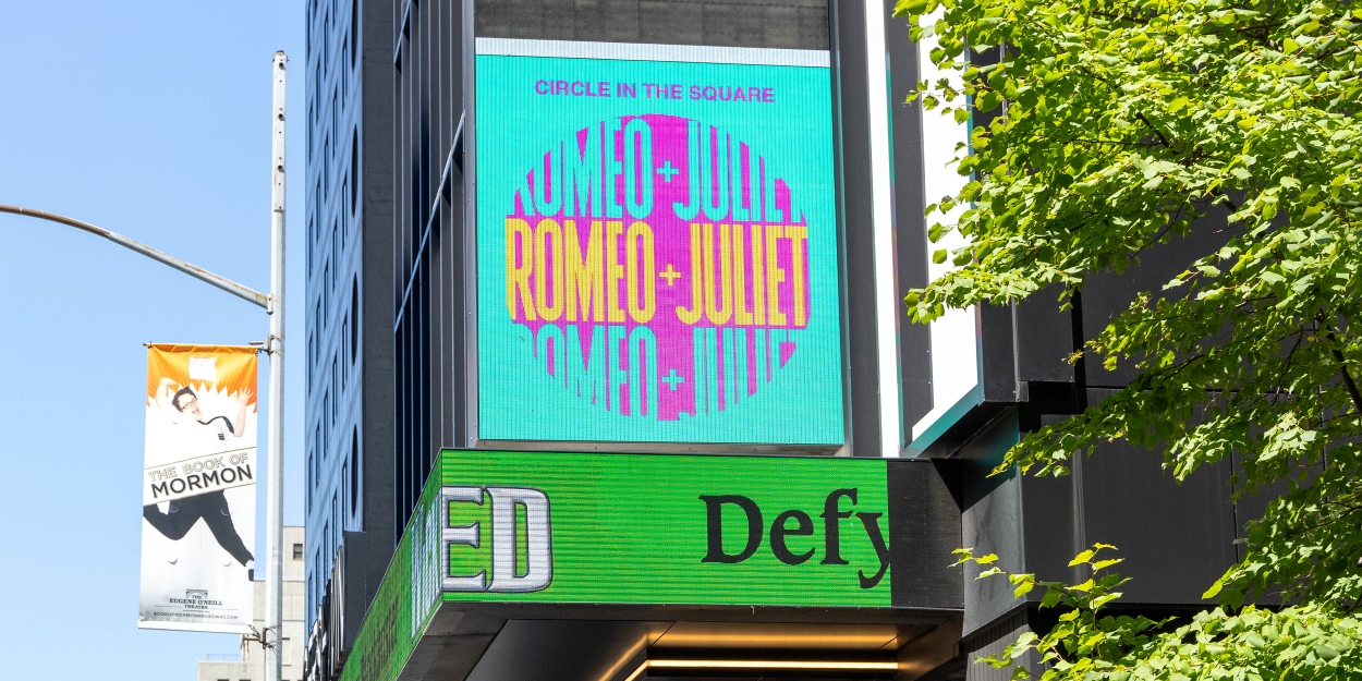 Up on the Marquee: ROMEO + JULIET Photo