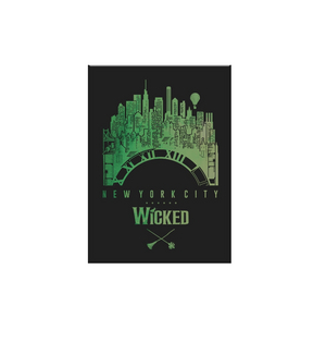 Wicked NYC Clock Magnet Photo