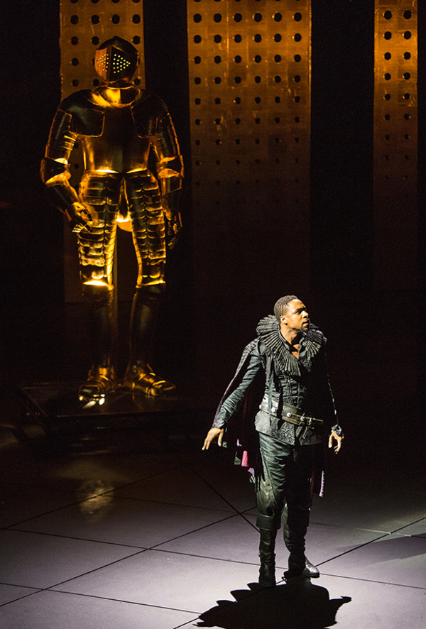 Grantham Coleman in the title role of Hamlet, by William Shakespeare, directed by Bar Photo