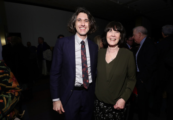 Honoree Lucas Hnath and Carole Krumland Photo