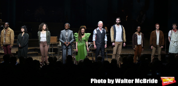 Ahmad Simmons, Eva Noblezada, Afra Hines, Andre De Shields, Amber Gray, Patrick Page, Photo