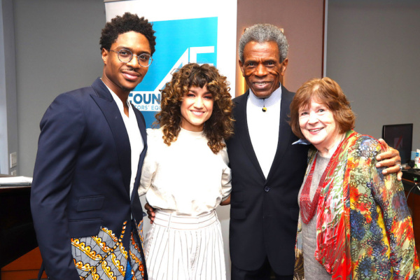 Actors'' Equity Foundation honorees Ephraim Sykes, Sarah Stiles, Tony winner Andre De Photo