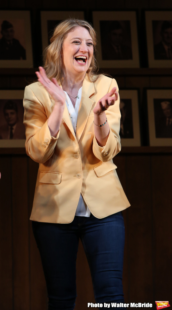 Heidi Schreck during the Broadway Opening Night Performance Curtain Call of  