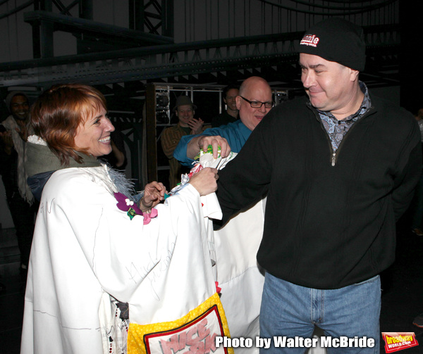 Lisa Gajda (recipient for 'Chaplin')  with David Westphal & Merwin Foard  attending t Photo