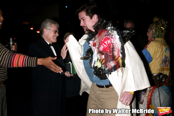 Merwin Foard ( Gypsy winner La Cage Aux Folles )
with Harvey Fierstein and cast membe Photo