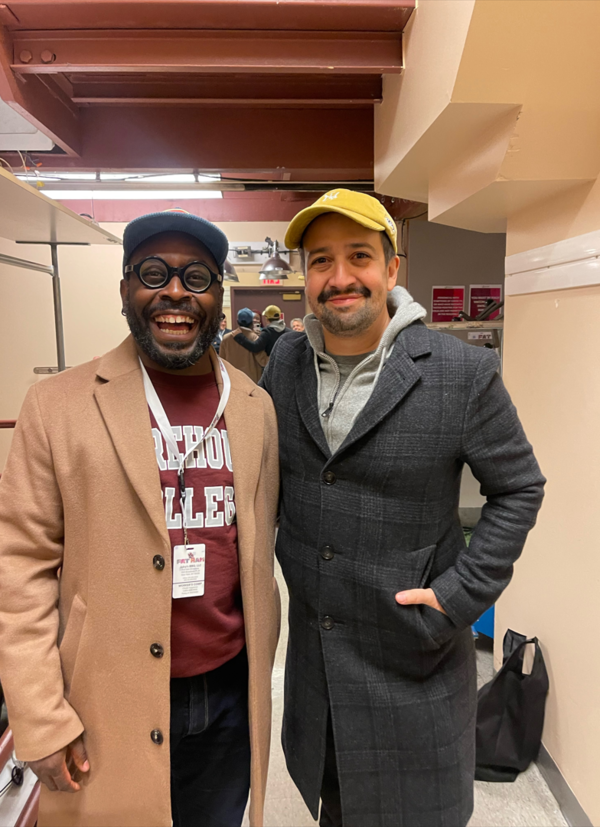 James Ijames and Lin-Manuel Miranda Photo