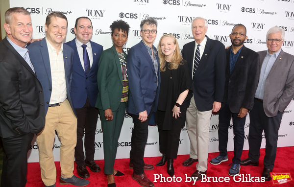 Tom Kirdahy, Sam Davis, Kai Harada, Sharon Washington, Beowulf Boritt, Susan Stroman, Photo