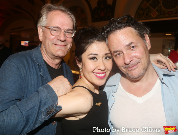 Bartlett Sher, Ruthie Ann Miles and Adam Guettel Photo