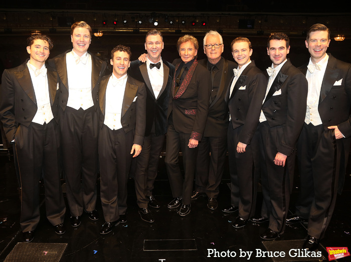 Blake Roman, Eric Peters, Danny Kornfeld, Warren Carlyle, Barry Manilow, Bruce Sussma Photo