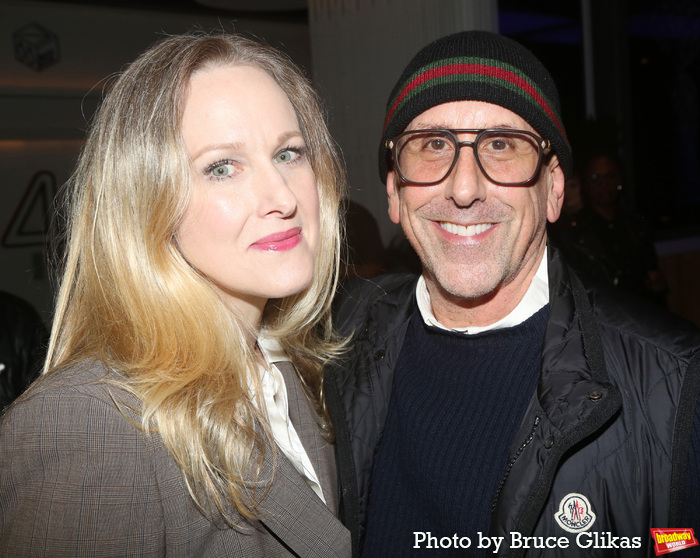 Katie Finneran and New Group Founding Artistic Director Scott Elliott Photo